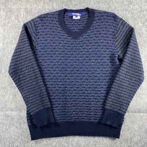 Junya Watanabe Comme des Garcon Sweater Large Wool Blue Japan Long Sleeve